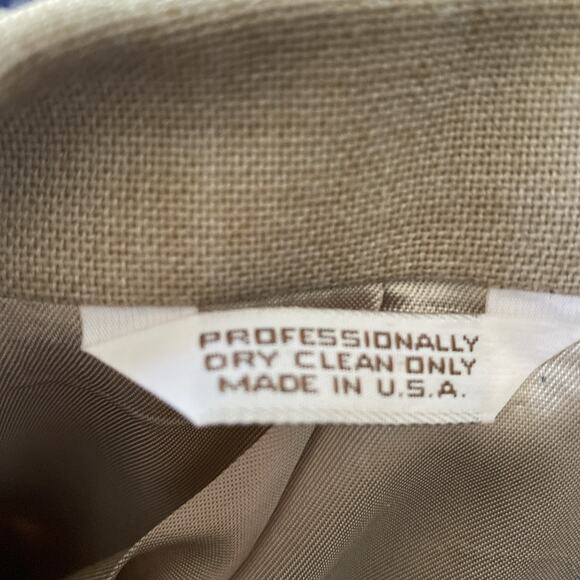 Vintage Roger’s Aristocrat Rutgers University Women’s Linen Blazer Made In USA - Picture 10 of 10